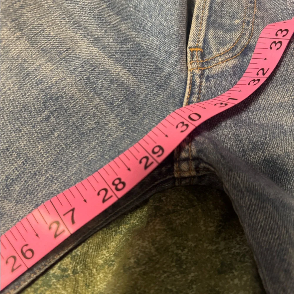 Reformation Cynthia High Rise Relaxed Jeans in Aegean - Women’s 23 - Picture 13 of 13